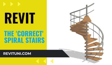 spiral stairs in Revit